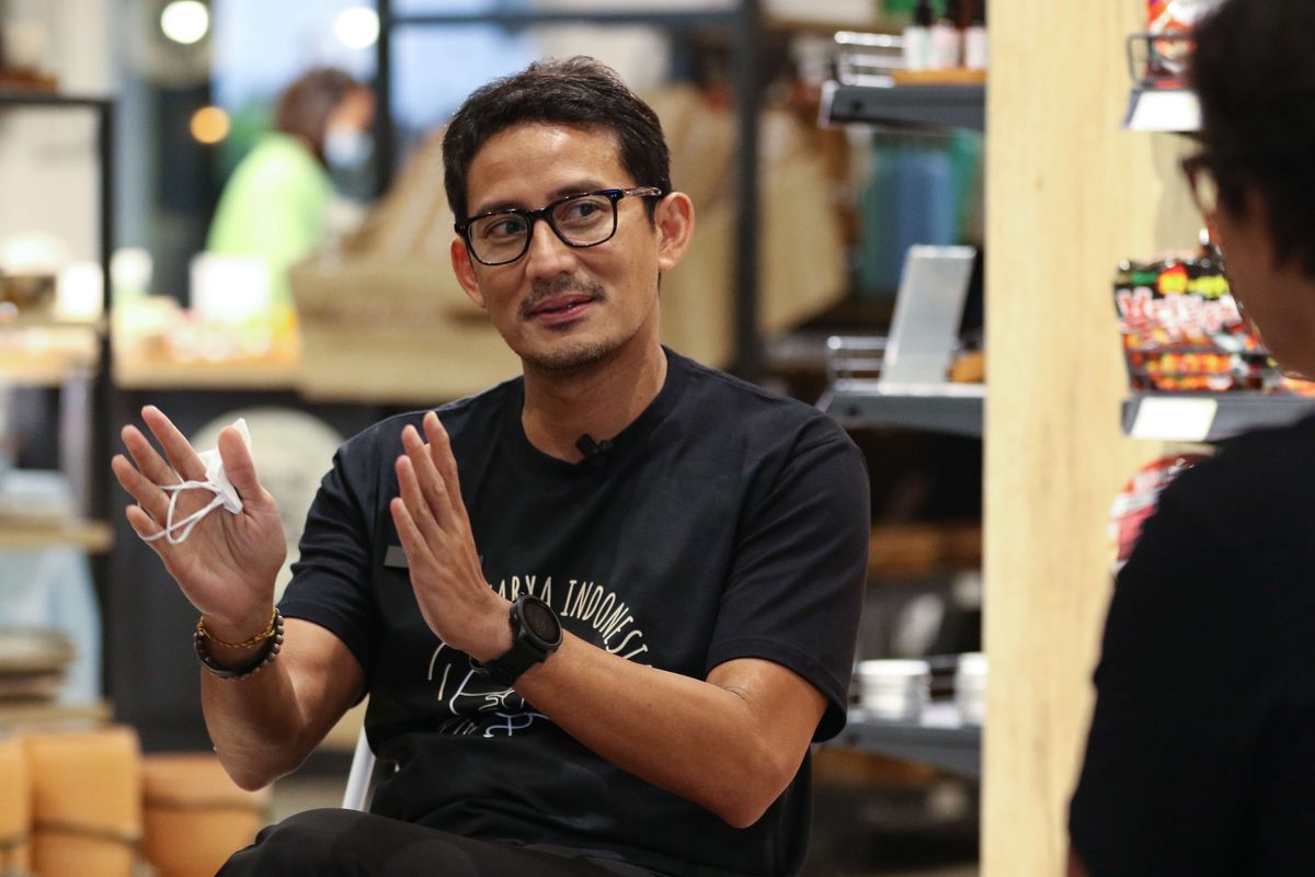 Sandiaga Uno berbagi inspirasi di balik kesuksesan dan motivasi bisnisnya. Foto: Ist.