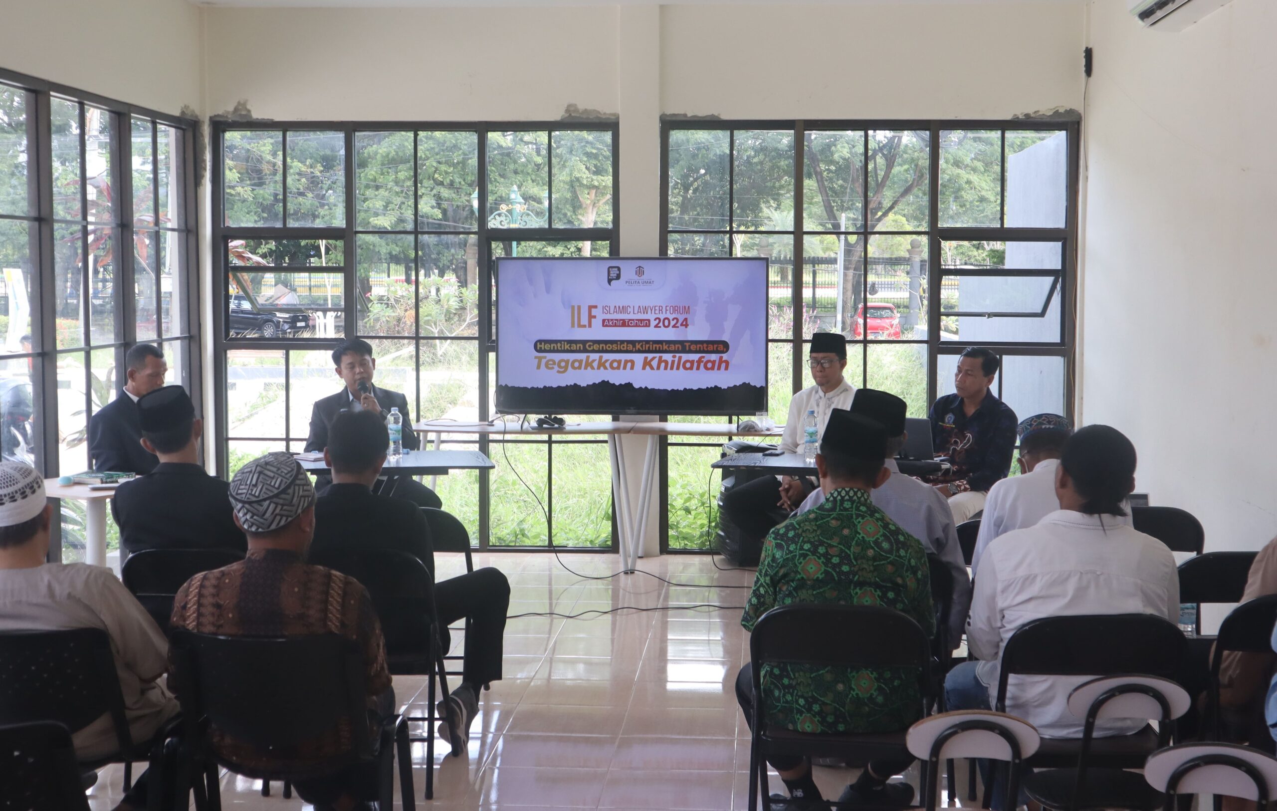 LBH Pelita Umat Sultra gelar Islamic Lawyer Forum Edisi 12 bahas solusi Palestina. Foto: Ist.