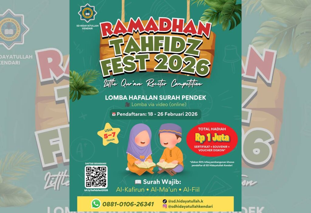 432-1024x702 Spesial Ramadhan, SD Hidayatullah Kendari Gelar Tahfidz Fest dan Buka Puasa Bersama