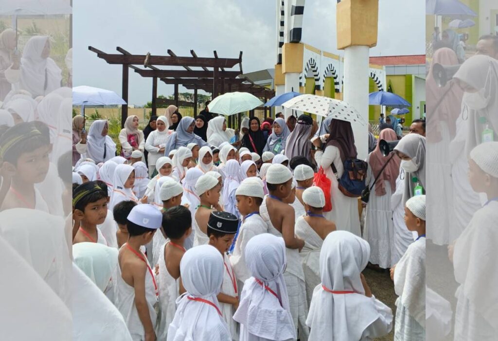 gtr-1024x702 Siswa TK Tahfidz Mutiara Ummat Kendari Ikuti Simulasi Manasik Haji di Asrama Haji
