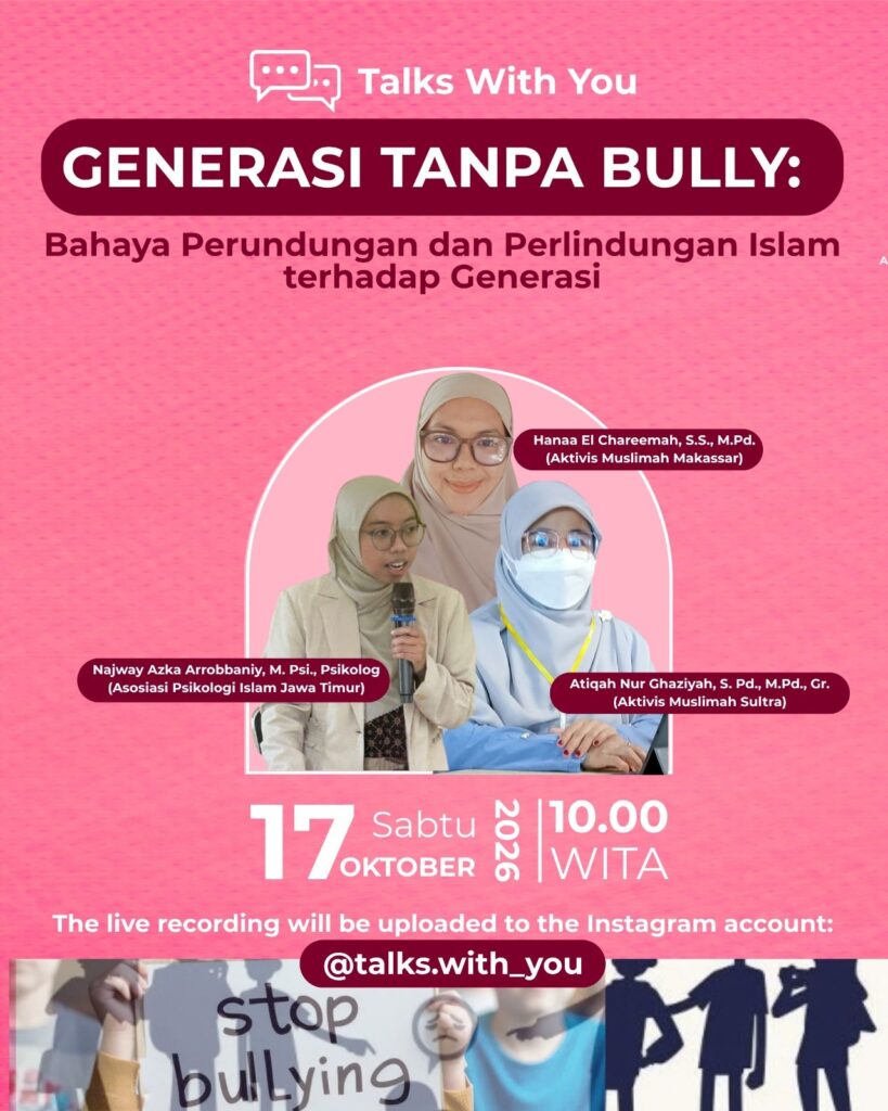 WhatsApp-Image-2026-10-10-at-10.55.28-819x1024 Gandeng Psikologi dan Aktivis, Talks with You Bakal Kupas Bahaya Bullying dan Perlindungan Generasi Lewat Perspektif Islam